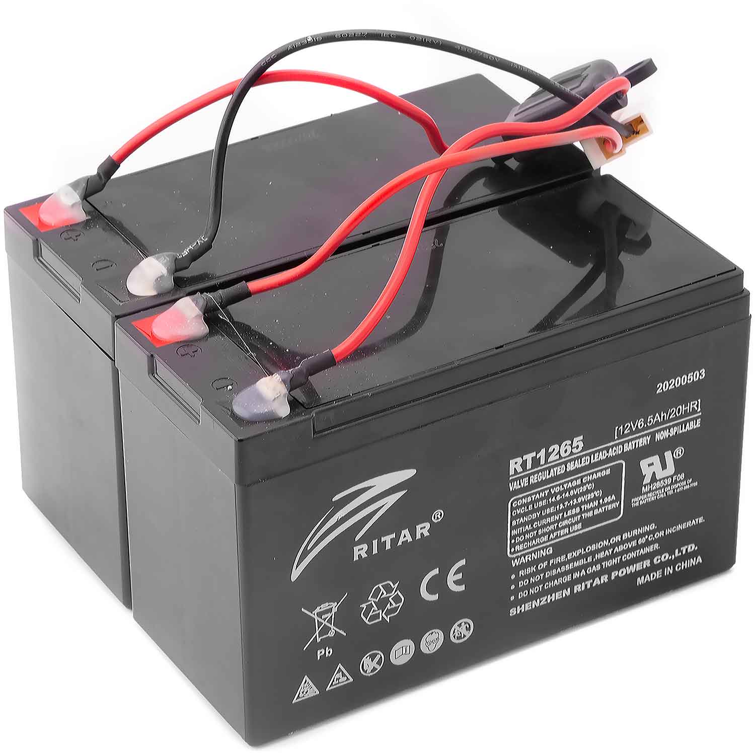 Batterie plomb 24V 6,5 Ah (SET)